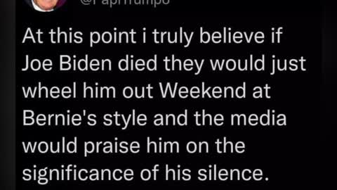 Joe Biden gives us more bad news