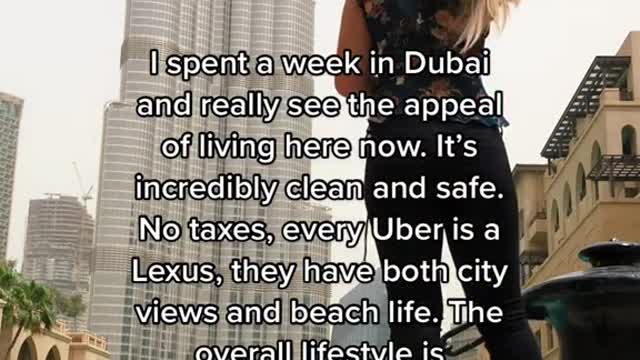 I spent a week in Dubai and really see the appeallnoItis