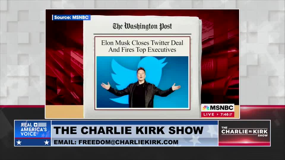 Charlie Kirk Show 10-28 - Second Segment on Elon Musk's Historical Twitter Buy