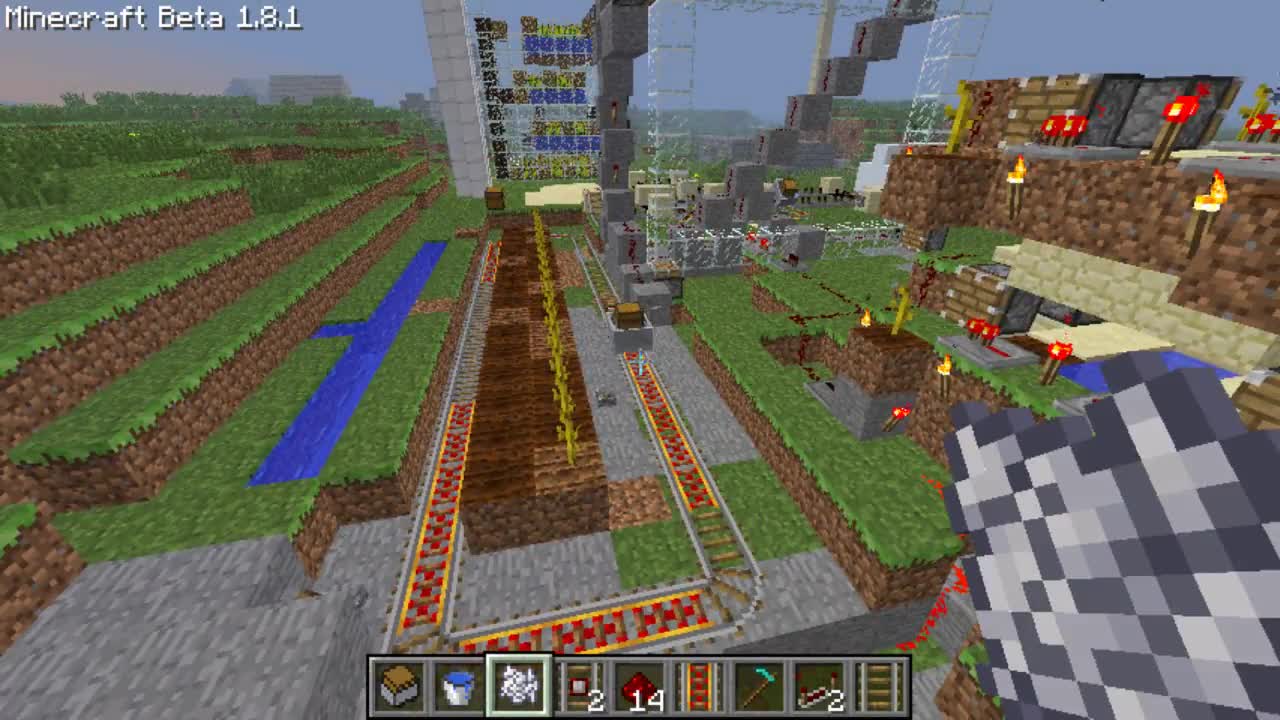 Can you AFK a Melon Farm in Beta 1.8.1?