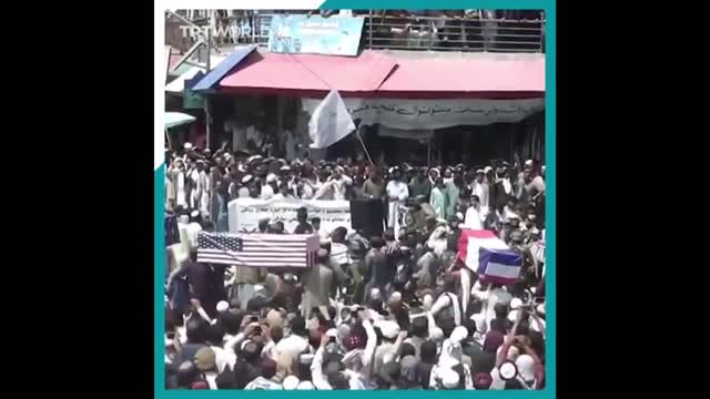 Taliban celebrates death of the West.
