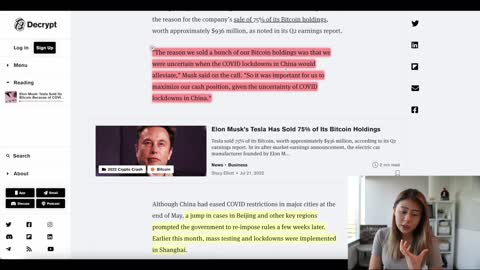 TESLA SOLD $936M BITCOIN, WHY THE HELL WOULD THEY DO THAT????