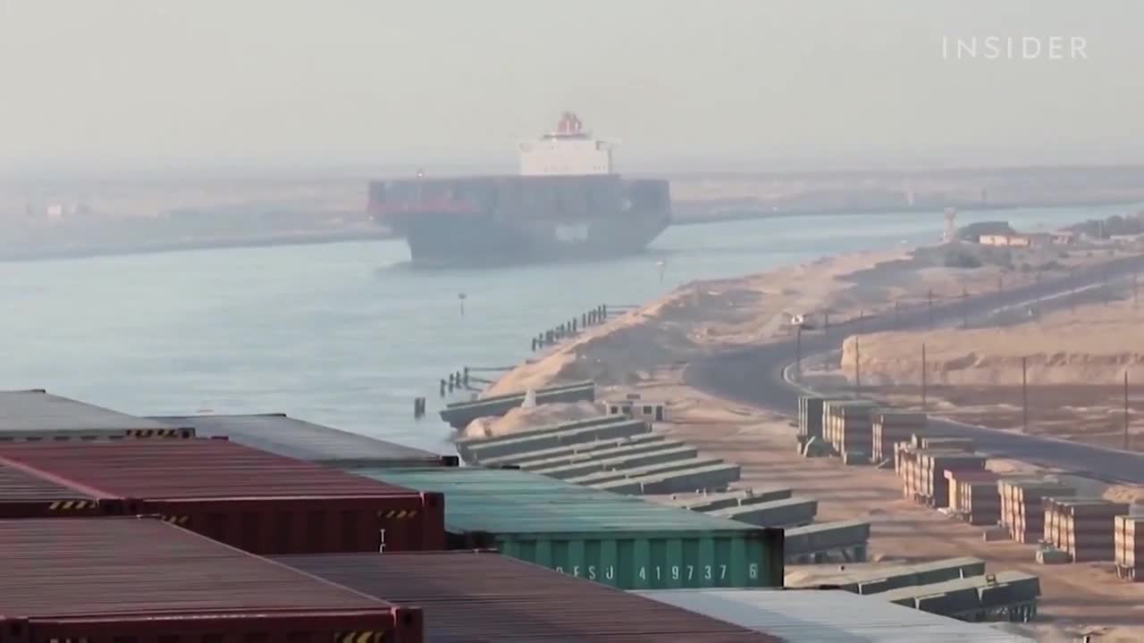 Ever Given salvage in Suez Canal