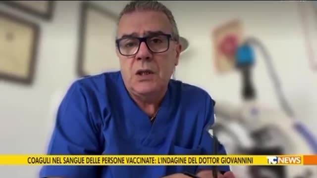 Lo dicono anche al TG, Dr Giovannini - Sangue dei vaccinati anomalo