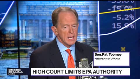 07-2022: Sen. Pat Toomey discusses federal agency overreach / Bloomberg