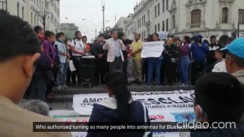 A Peruvian Street Experiment: Bluetooth Gene Shot Receivers