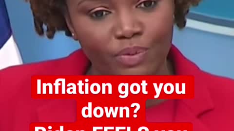 KJPs message to Americans who feel INFLATION 🤯