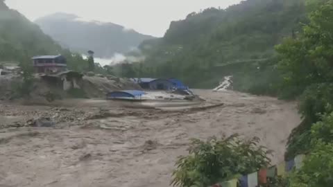 Pray for nepal (flood 2021 june)