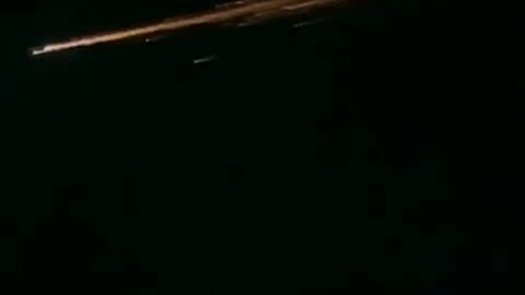 Meteor falling recorded in India sky