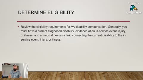 How To File A VA Claim Step 3 Determine Eligibility