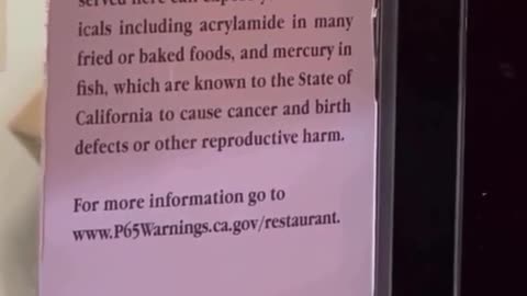 McDonald's drive-thru food warning