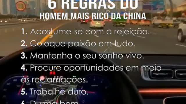 6 Regras do Homem mais rico da china #jackma