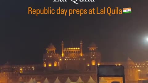 Lal Quila Republic days Preparation