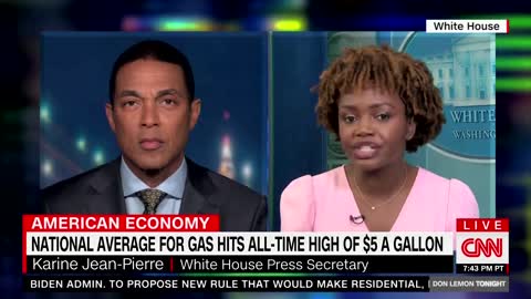 Press Sec. Karine Jean-Pierre says America is "in a good historic economic place."