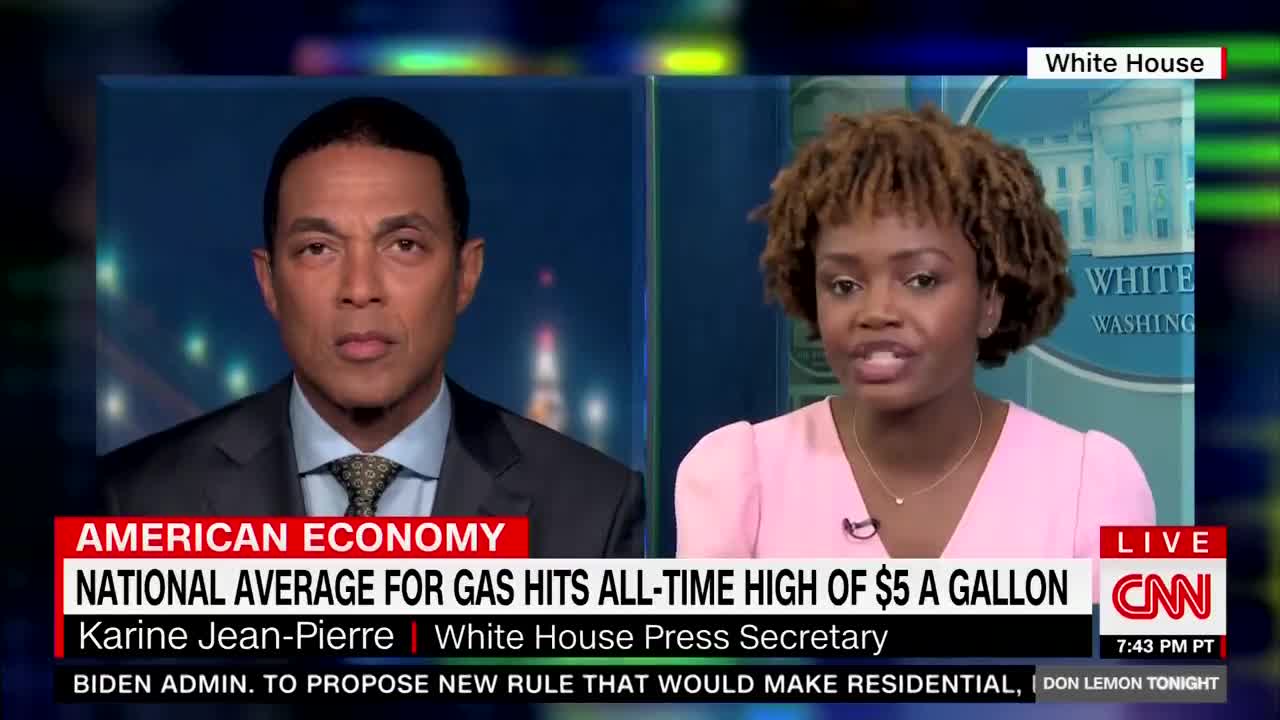 Press Sec. Karine Jean-Pierre says America is "in a good historic economic place."