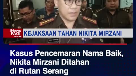 Kasus Pencemaran Nama Baik, Nikita Mirzani Ditahandi Rutan Serang