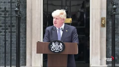 Boris Johnson resigns as British Prime Minister, will serve until November | FULL