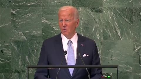 BIDEN: The UN Needs to Become "More Inclusive."