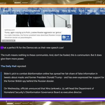 Collusion Hoax Promoter Heading US Ministry of Truth