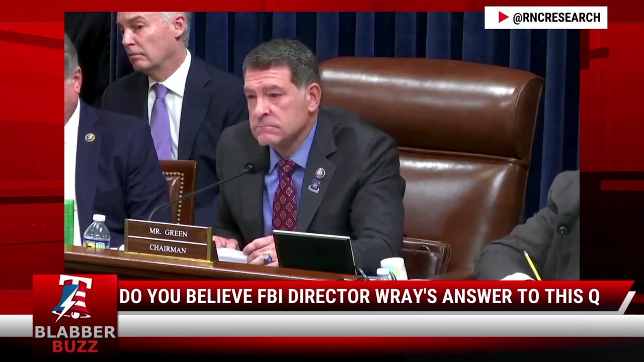 Do You Believe FBI Director Wray's Answer To This Q