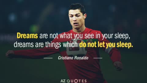 CRISTIANO RONALDO TOP 5 INSPIRING QUOTES