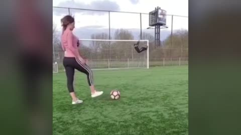 Wrong hit in football 😅😂