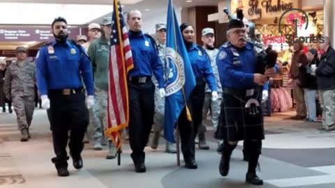 Airport Comes to a Standstill as Vet Comes Home