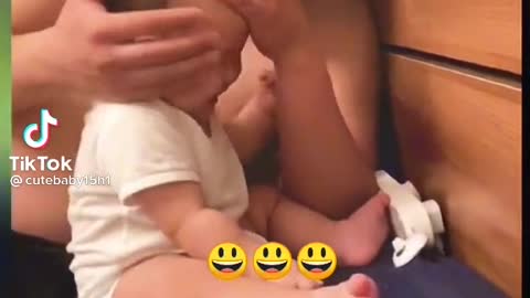 Funnye baby crying fake