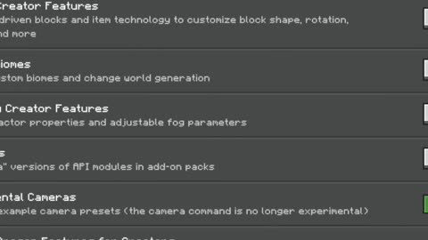 Unveiling the Insane World of Experimental Cameras, Editor Mode, and Render Dragon in Minecraft