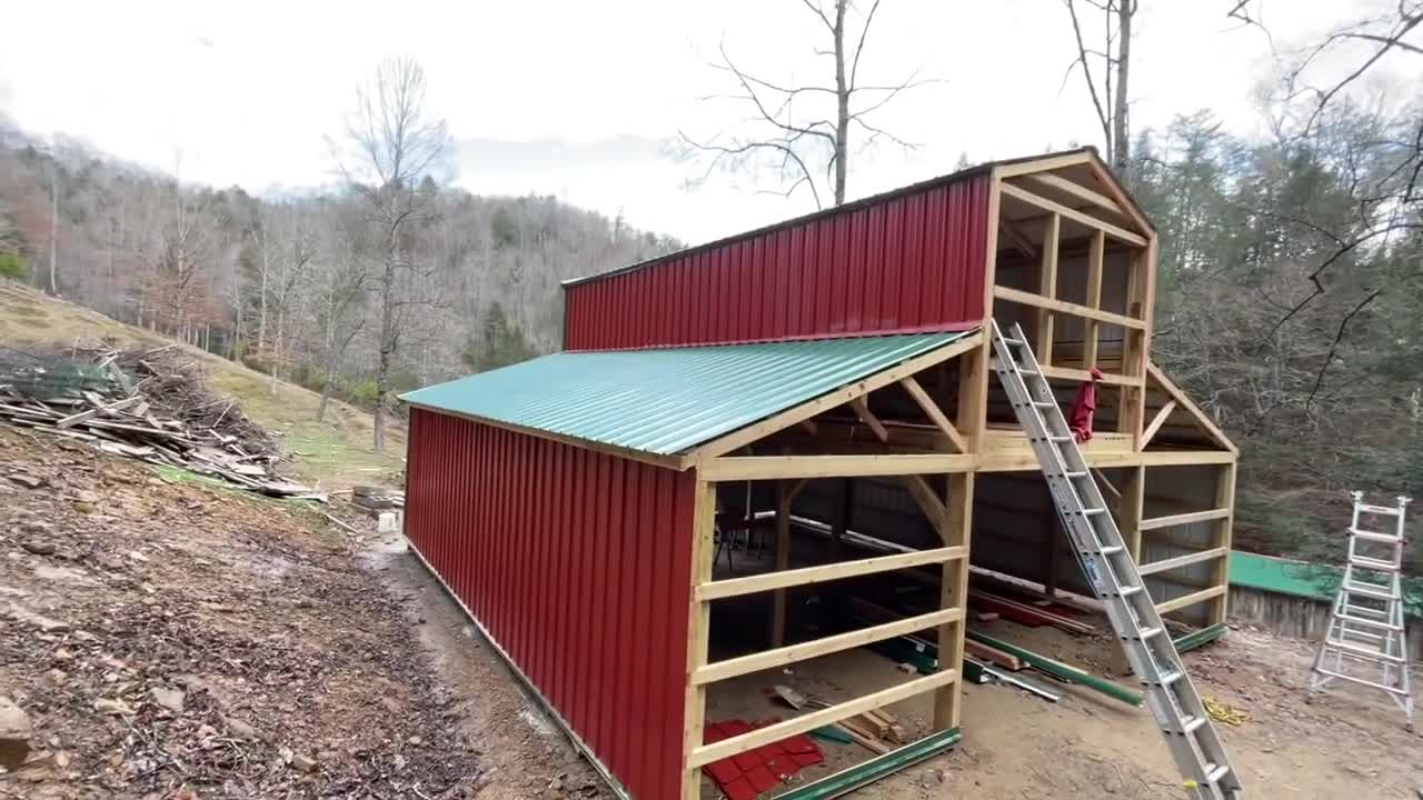 28'X30' Metal Pole Barn, Small Update!!