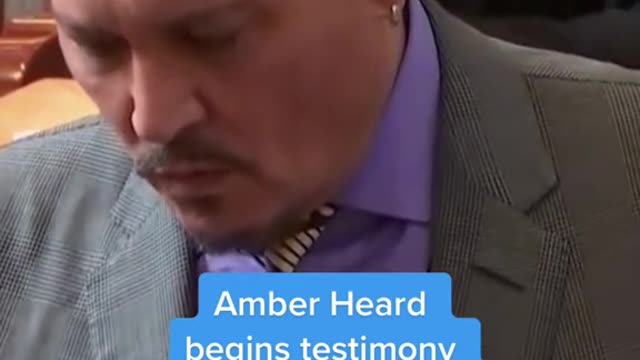 Amber Heard begins testimony against Johnny Depp