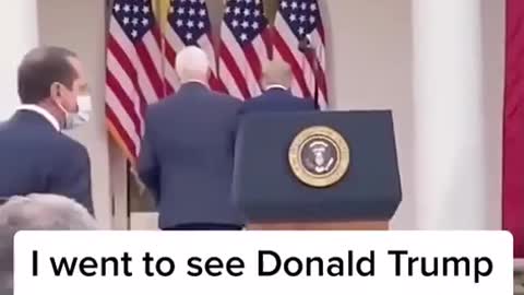 This is my first time I see Donald trump