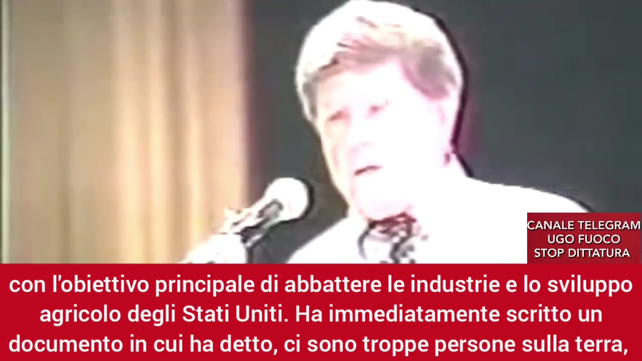 🔴💣SPIA DEI SERVIZI SEGRETI BRITANNICI JOHN COLEMAN "ENTRO IL 2050 INTENDONO DIMEZZARE LA POPOLAZION