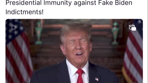 "FAKE BIDEN indictments"