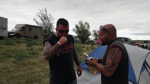 How to brush your teeth while at Sturgis