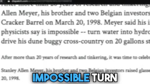What Happened To The Guy Who Created The Water Car?