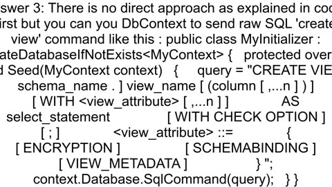 Is there an attribute like Table to create a class that maps to a view in EF Code First