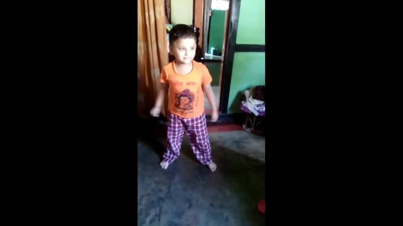 Small boy funny video