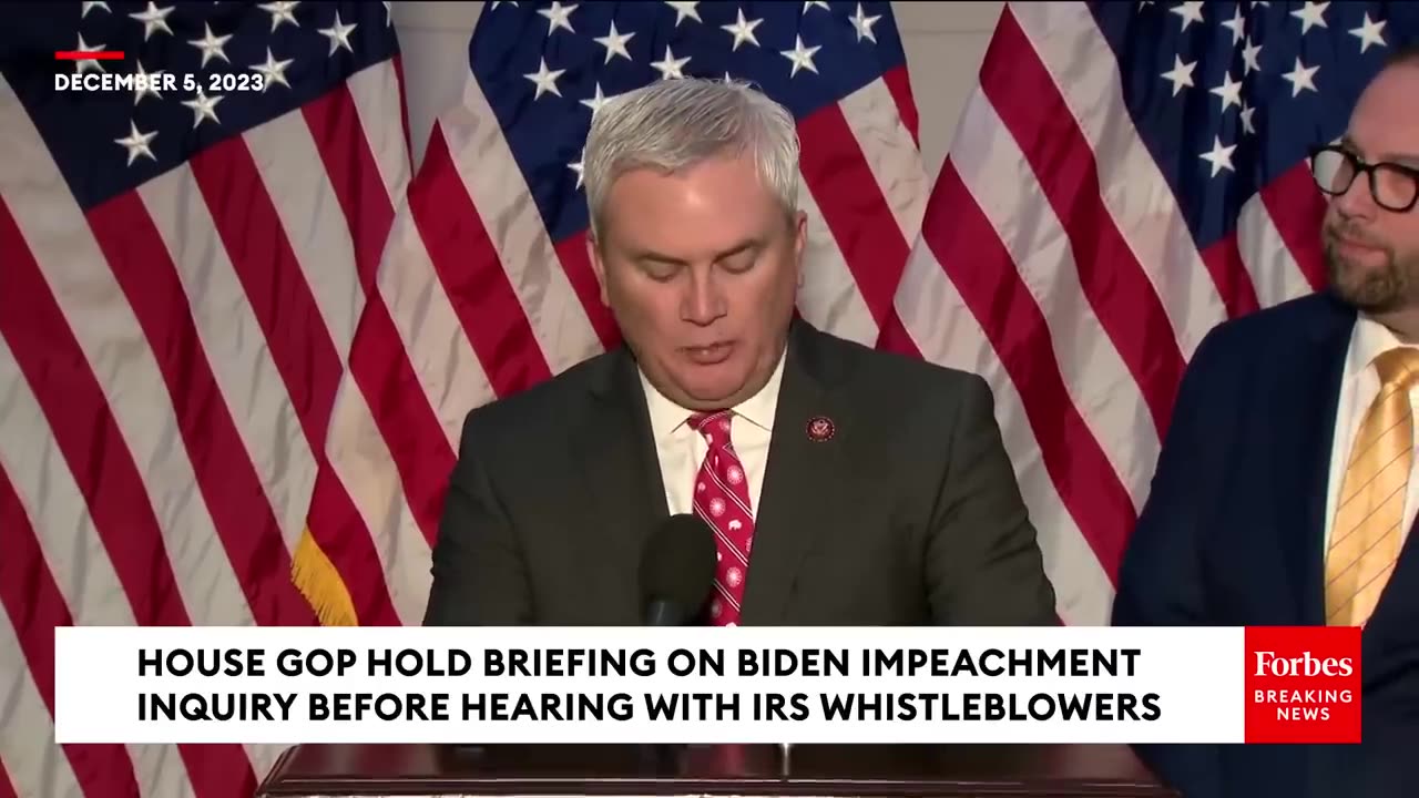 'The Evidence Leads To Joe Biden': James Comer Rips POTUS Over Hunter Biden Business Dealings