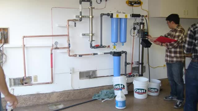 Installation of Pursanova Complete Home Water Treatment System at Point of Entry [POE]