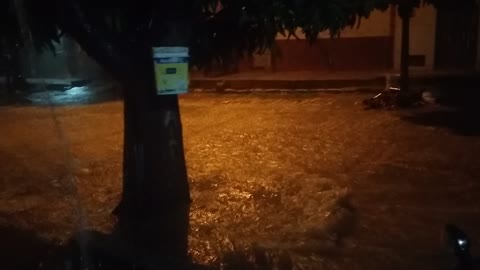 heavy rain in Brazil