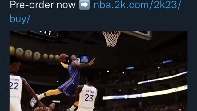 NBA2K23FirstLookTrailer#nba2k23#nba2k22#fyp#fypシ#trending#foryoupagе#myrongotit