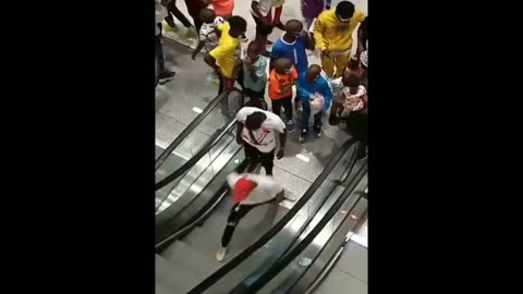 Proof That Escalators Are not for the stupid