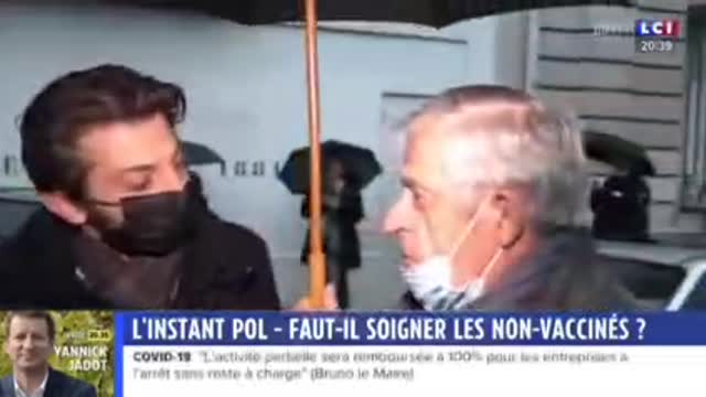 journaliste de LCI pris à parti On devrait vous péter la gueule… plandémie covid 19 Coronavirus