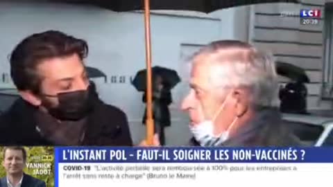 journaliste de LCI pris à parti On devrait vous péter la gueule… plandémie covid 19 Coronavirus