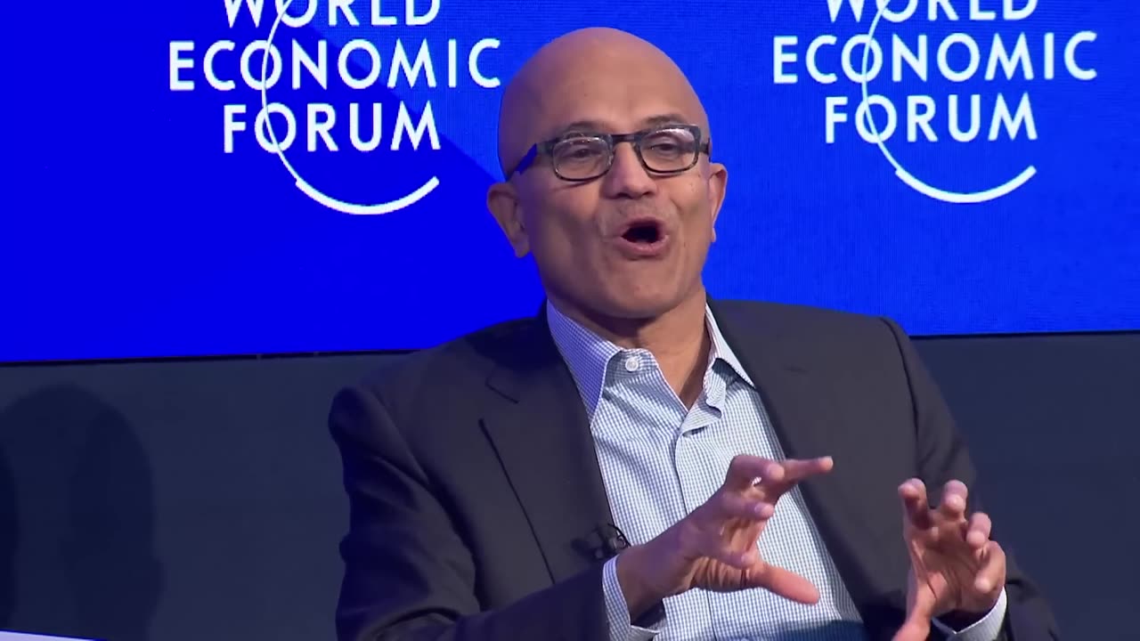 A Conversation with Satya Nadella CEO of Microsoft Davos 2023