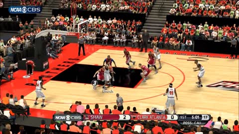 NBA 2k14 HBCU Basketball Mod Clark Atlanta vs Shaw University