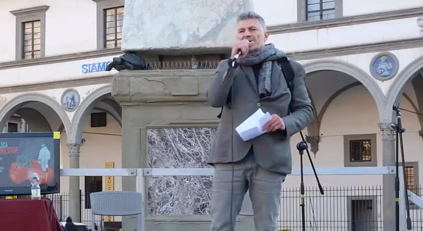 Intervento del prof. Francesco Cappello - Firenze, piazza Santa Maria Novella, 20 marzo 2022