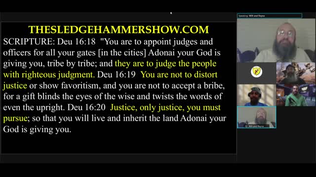 THE SLEDGEHAMMER SHOW - SH313 EVEN THE JUDGES ARE EVIL