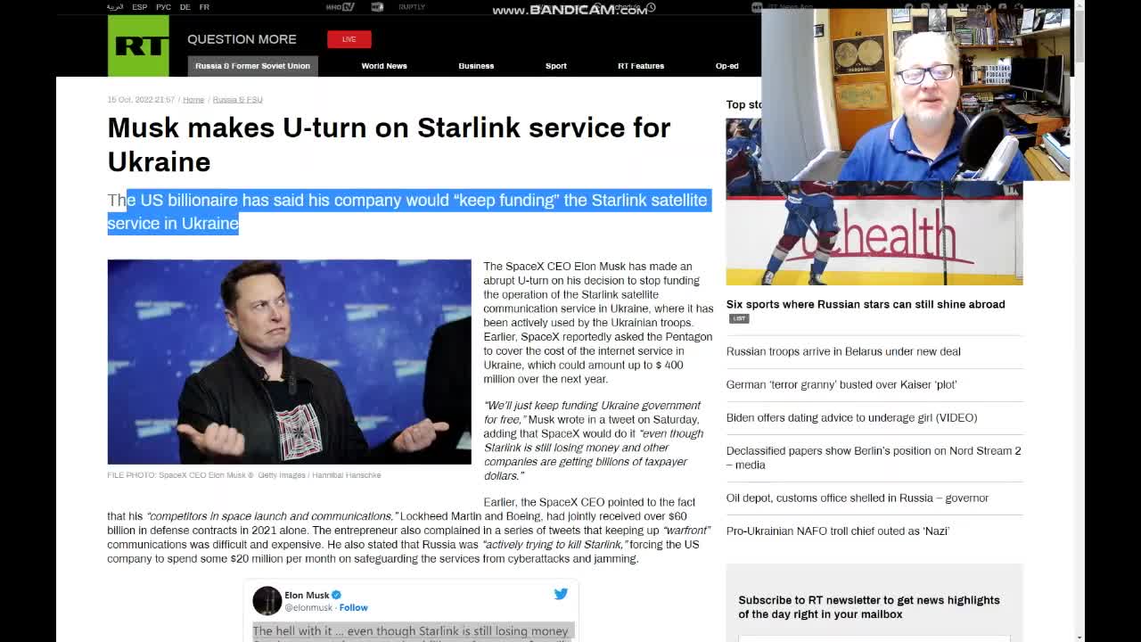 Musk makes U-turn on Starlink service for Ukraine